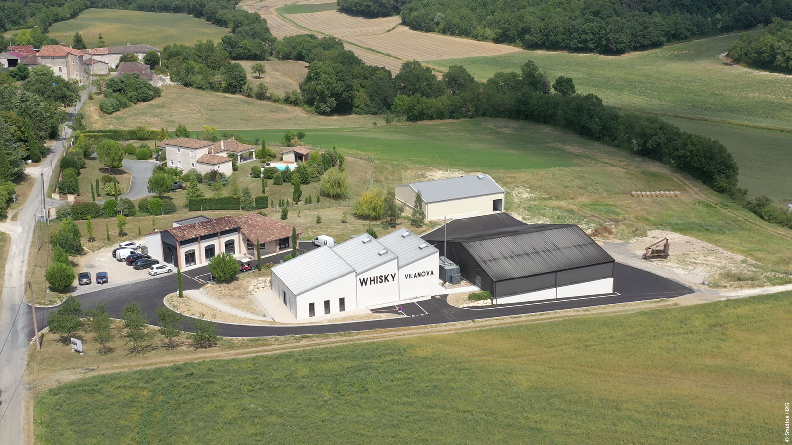 Distillerie Castan extension construction réalisé par bulditec